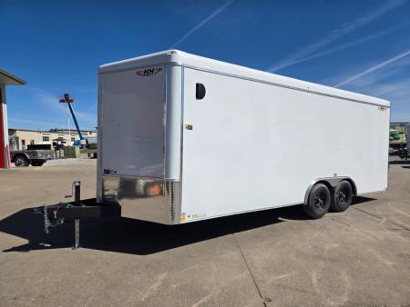 New 2027 H&H Trailers 8.5x20 HH Series Round Top V-Nose 10K Cargo / Enclosed Trailer