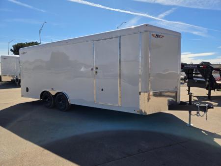 New 2027 H&H Trailers 8.5x20 HH Series Round Top V-Nose 10K Cargo / Enclosed Trailer