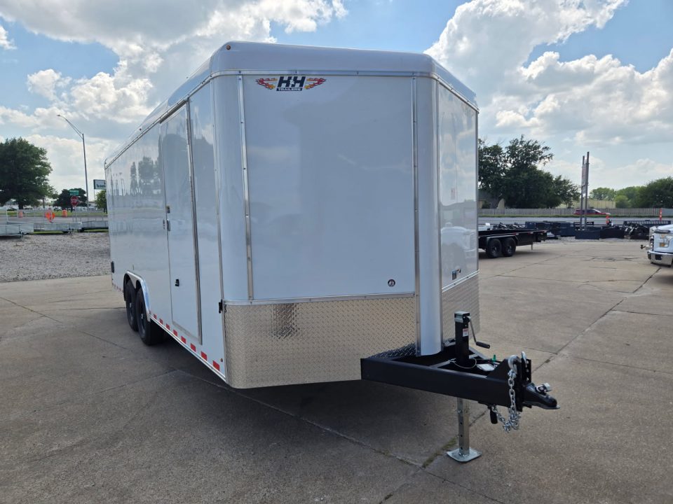 New 2027 H&H Trailers 8.5x20 HH Series Round Top V-Nose 14K Cargo / Enclosed Trailer