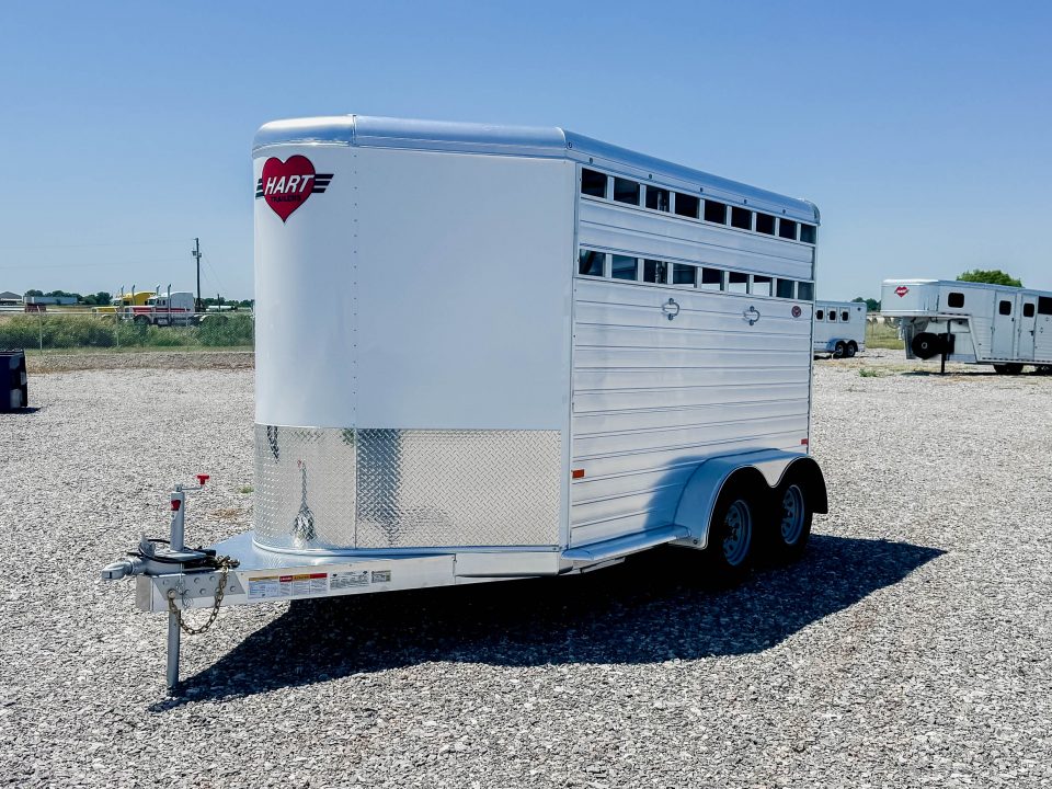 New 2027 Hart Trailer R2HB RESOLUTION RED Horse Trailer
