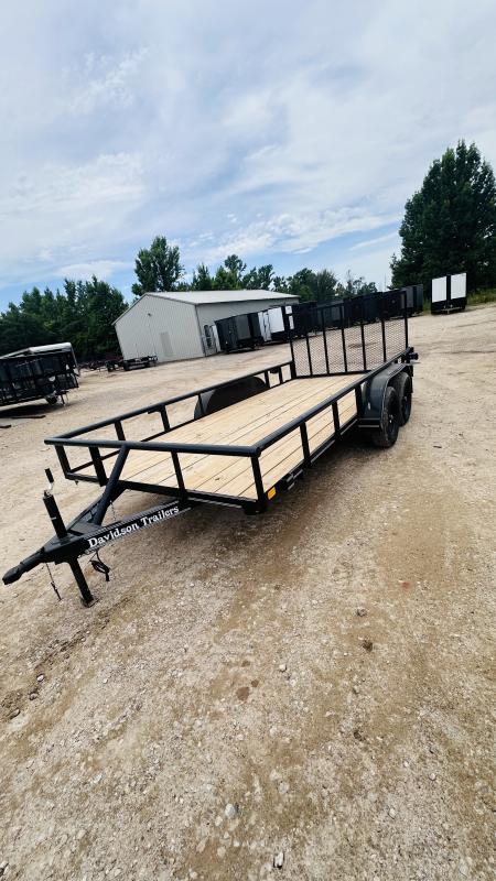New 2026 Davidson Trailers 16'X83 PIPE TOP Utility Trailer