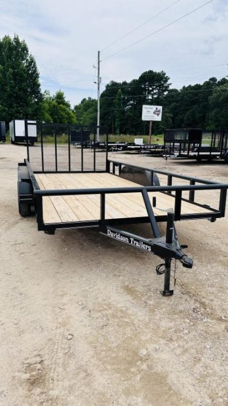 New 2026 Davidson Trailers 16'X83 PIPE TOP Utility Trailer