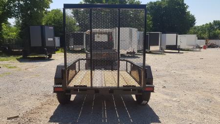 New 2026 MEB 4x6 Angle Iron Utility Trailer W/Ramp