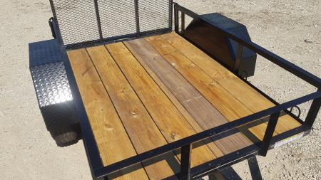 New 2026 MEB 4x6 Angle Iron Utility Trailer W/Ramp
