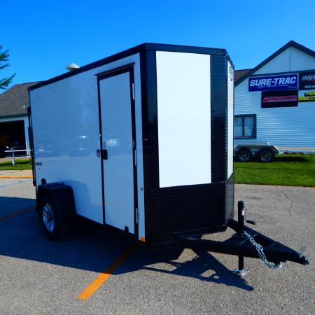 New 2026 Impact Trailers 5 x 10 Quake Flat Top V-Nose 3K Cargo / Enclosed Trailer