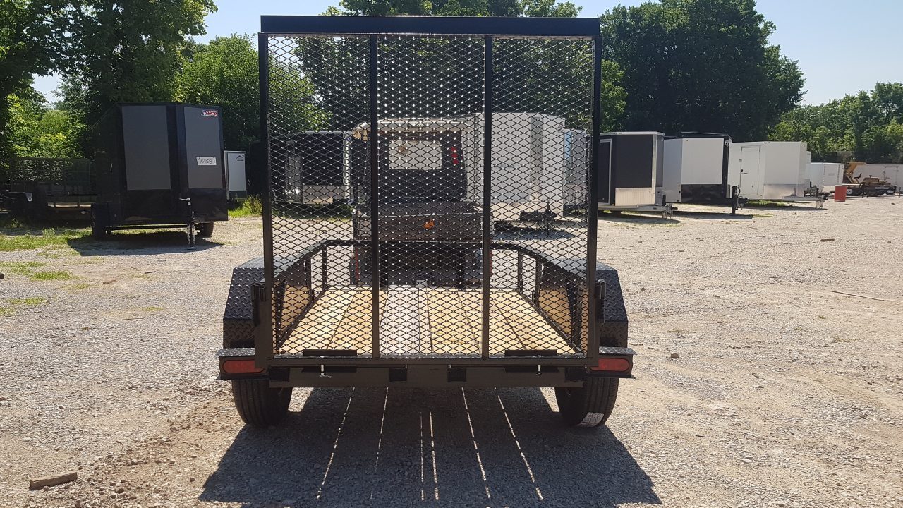 New 2026 MEB 4x6 Angle Iron Utility Trailer W/Ramp
