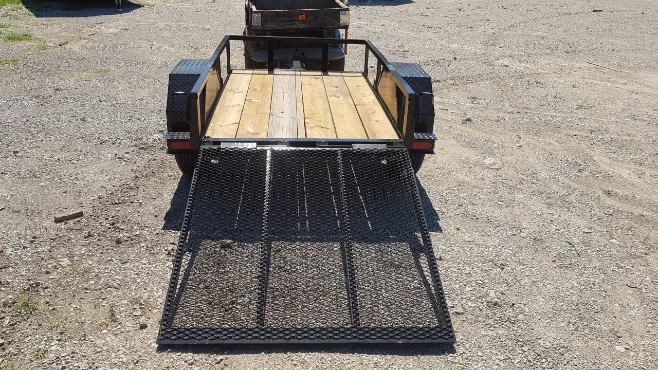 New 2026 MEB 4x6 Angle Iron Utility Trailer W/Ramp