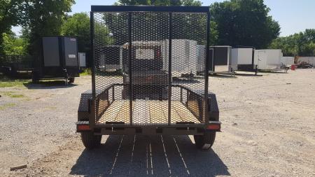 New 2026 MEB 4x6 Angle Iron Utility Trailer W/Ramp