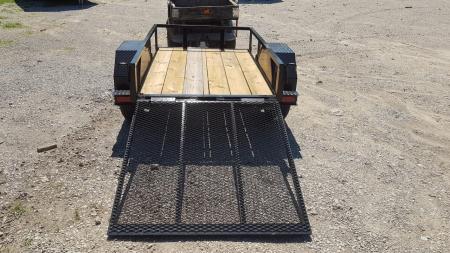 New 2026 MEB 4x6 Angle Iron Utility Trailer W/Ramp