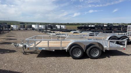 New 2027 ALCOM Aluminum FLEX HAUL Utility Trailer 16' 7K