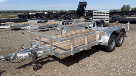 New 2027 ALCOM Aluminum FLEX HAUL Utility Trailer 16' 7K