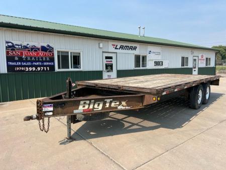 Used 2006 Big Tex Trailers 102 X18' Flatbed Trailer