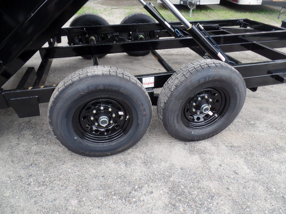 New GRIFFIN BRAND , 14 FT, Dump Trailer 7X14X4'High Sides 14,000 lb. GVWR, Griffin Brand. Triple Frame, Ramps