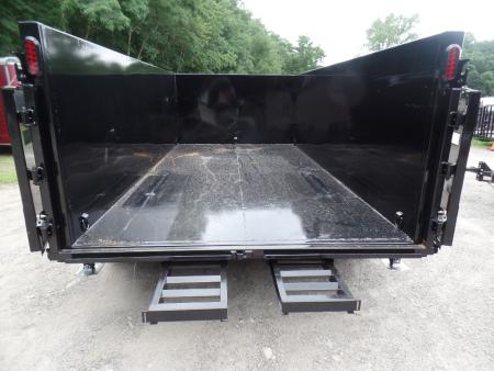 New GRIFFIN BRAND , 14 FT, Dump Trailer 7X14X4'High Sides 14,000 lb. GVWR, Griffin Brand. Triple Frame, Ramps