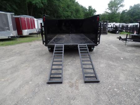 New GRIFFIN BRAND , 14 FT, Dump Trailer 7X14X4'High Sides 14,000 lb. GVWR, Griffin Brand. Triple Frame, Ramps