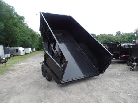 New GRIFFIN BRAND , 14 FT, Dump Trailer 7X14X4'High Sides 14,000 lb. GVWR, Griffin Brand. Triple Frame, Ramps
