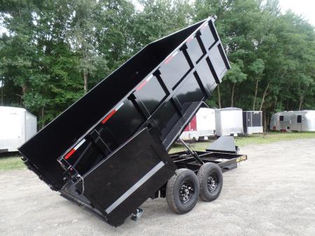 New GRIFFIN BRAND , 14 FT, Dump Trailer 7X14X4'High Sides 14,000 lb. GVWR, Griffin Brand. Triple Frame, Ramps