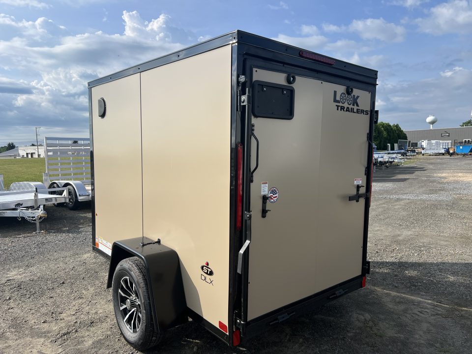 New 2026 Look Trailers 5x8 ST-DLX RAMP DOOR Cargo / Enclosed Trailer