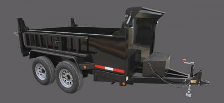 Used 2022 QUALITY STEEL AND ALUMINUM 7214D14K Dump Trailer