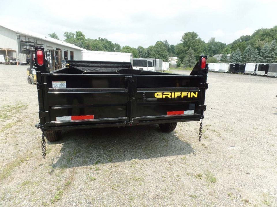 New GRIFFIN BRAND , 14 FT, Dump Trailer 7X14  14,000 lb. GVWR, Griffin Brand. Triple Frame, Ramps