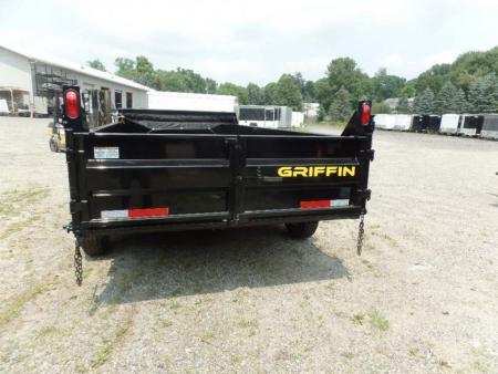 New GRIFFIN BRAND , 14 FT, Dump Trailer 7X14  14,000 lb. GVWR, Griffin Brand. Triple Frame, Ramps