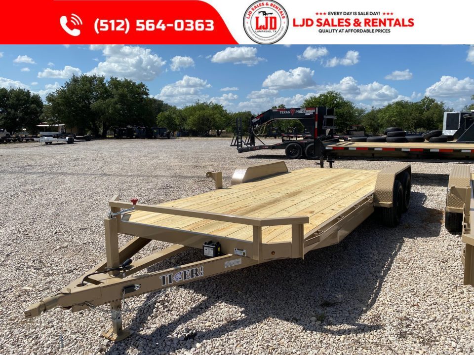 New 2026 Tiger - 83" x 20' - Car Hauler Trailer - SIR - 7K GVWR