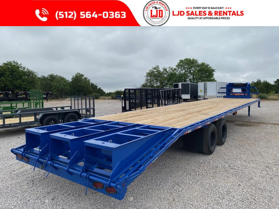 New 2026 Tiger Trailers Gooseneck Flatbed - 102" X 40' Equipment Trailer