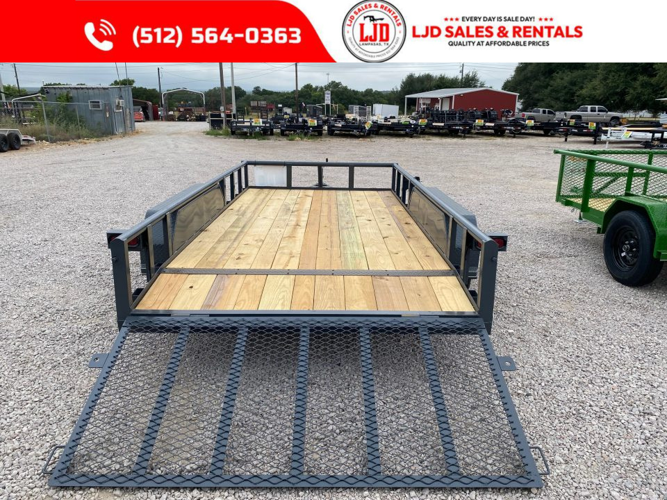 New 2026 Tiger - 77" x 14' - Utility Trailer - 3' Gate - Dovetail