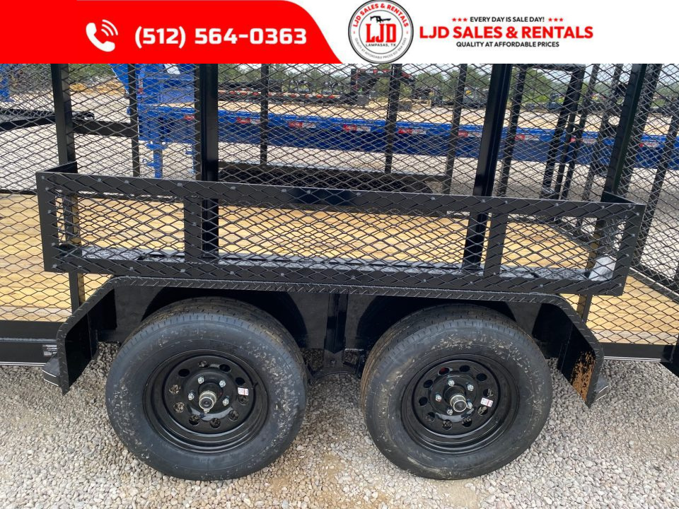 New 2025 Tiger - 83" x 14' Landscape Trailer - 4' Gate - 3500lb Axles