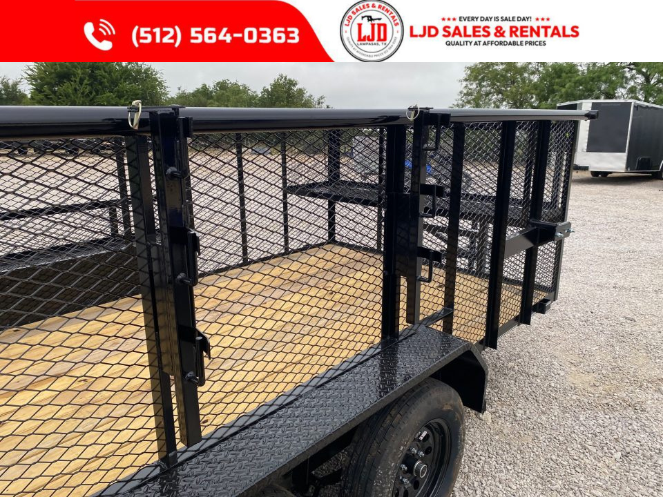 New 2025 Tiger - 83" x 14' Landscape Trailer - 4' Gate - 3500lb Axles