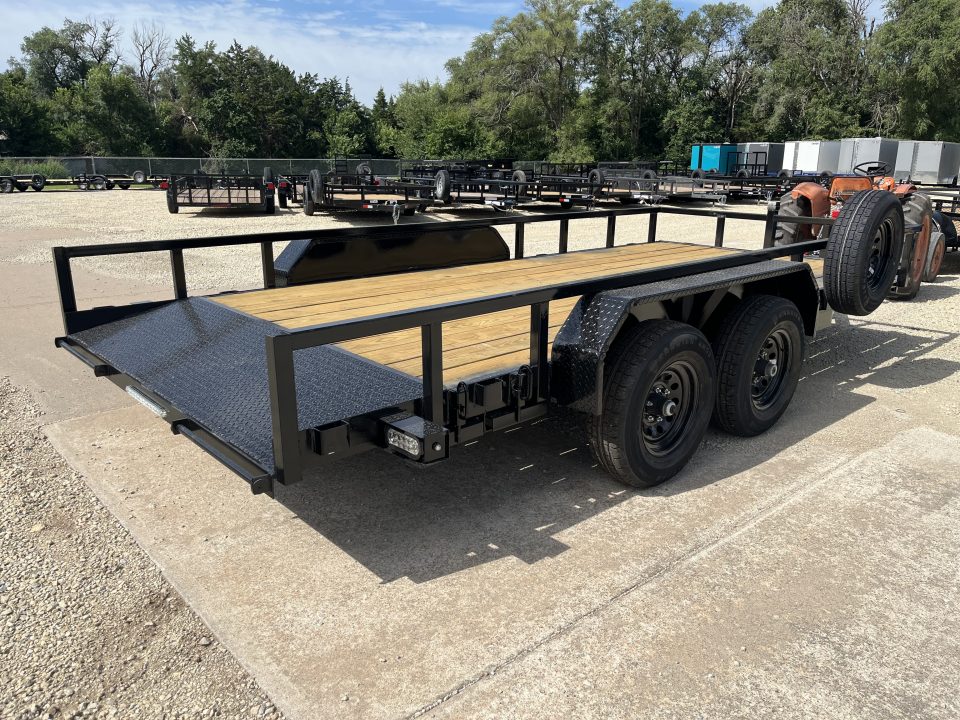 New 2026 Stag Trailers 82x16 Dovetail 10K Utility Trailer