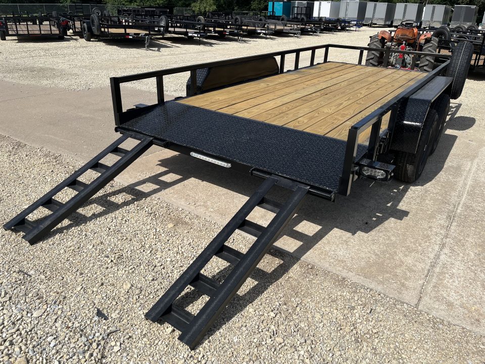 New 2026 Stag Trailers 82x16 Dovetail 10K Utility Trailer