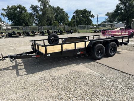 New 2026 Stag Trailers 82x16 Dovetail 10K Utility Trailer