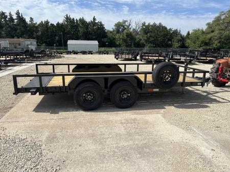 New 2026 Stag Trailers 82x16 Dovetail 10K Utility Trailer