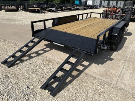 New 2026 Stag Trailers 82x16 Dovetail 10K Utility Trailer
