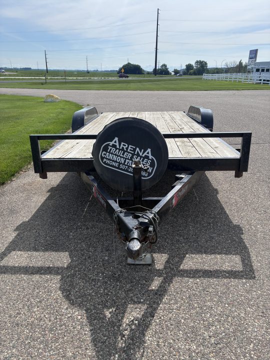 Used 2022 S&S Manufacturing 16' BP Car Hauler Flatbed Trailer