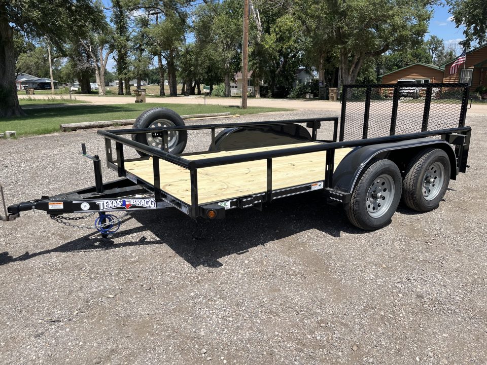 New 2026 Texas Bragg Trailers 12P - 77'' x 12' Light Pipe Utility Trailer