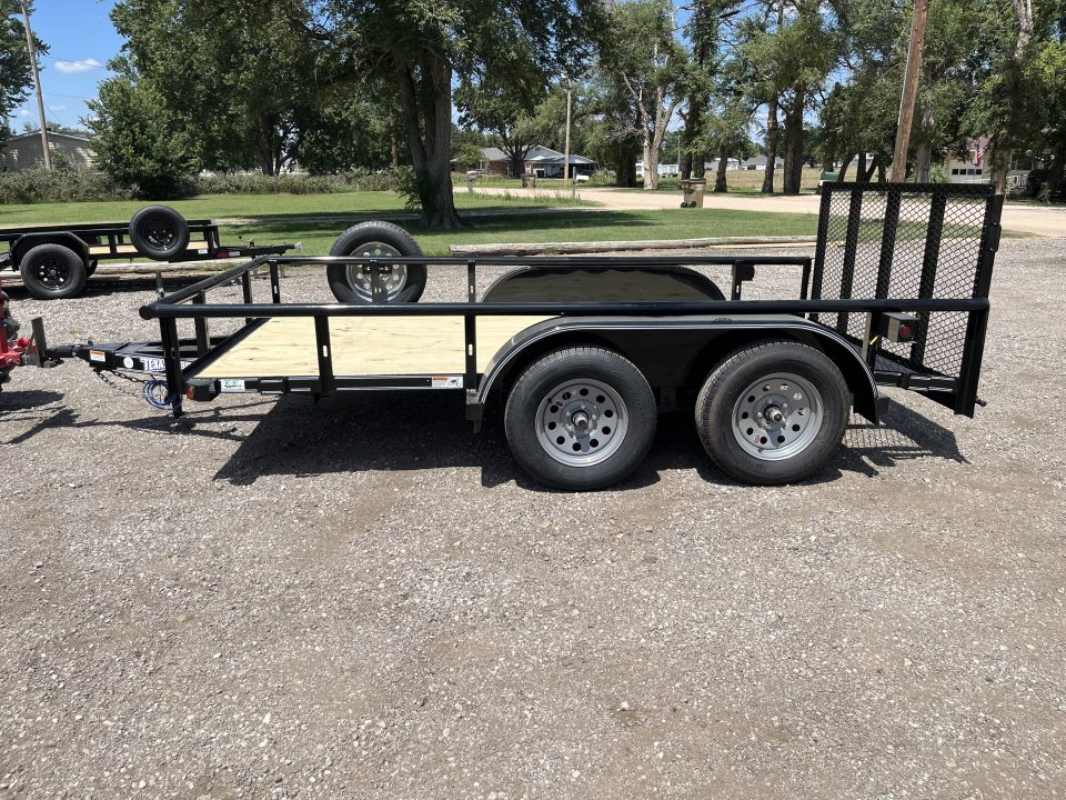 New 2026 Texas Bragg Trailers 12P - 77'' x 12' Light Pipe Utility Trailer