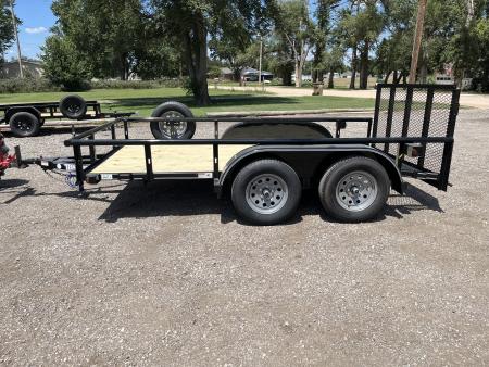 New 2026 Texas Bragg Trailers 12P - 77'' x 12' Light Pipe Utility Trailer