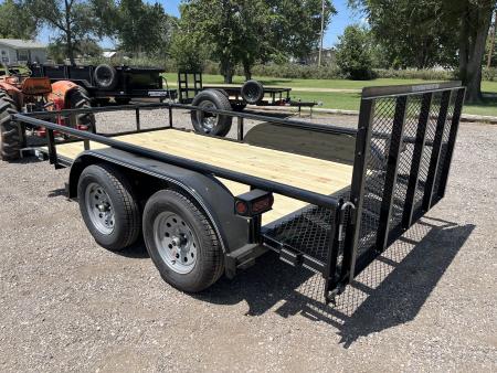 New 2026 Texas Bragg Trailers 12P - 77'' x 12' Light Pipe Utility Trailer