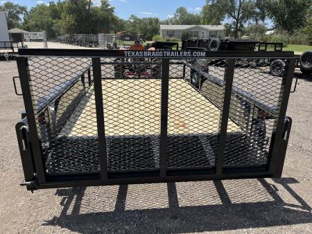New 2026 Texas Bragg Trailers 12P - 77'' x 12' Light Pipe Utility Trailer