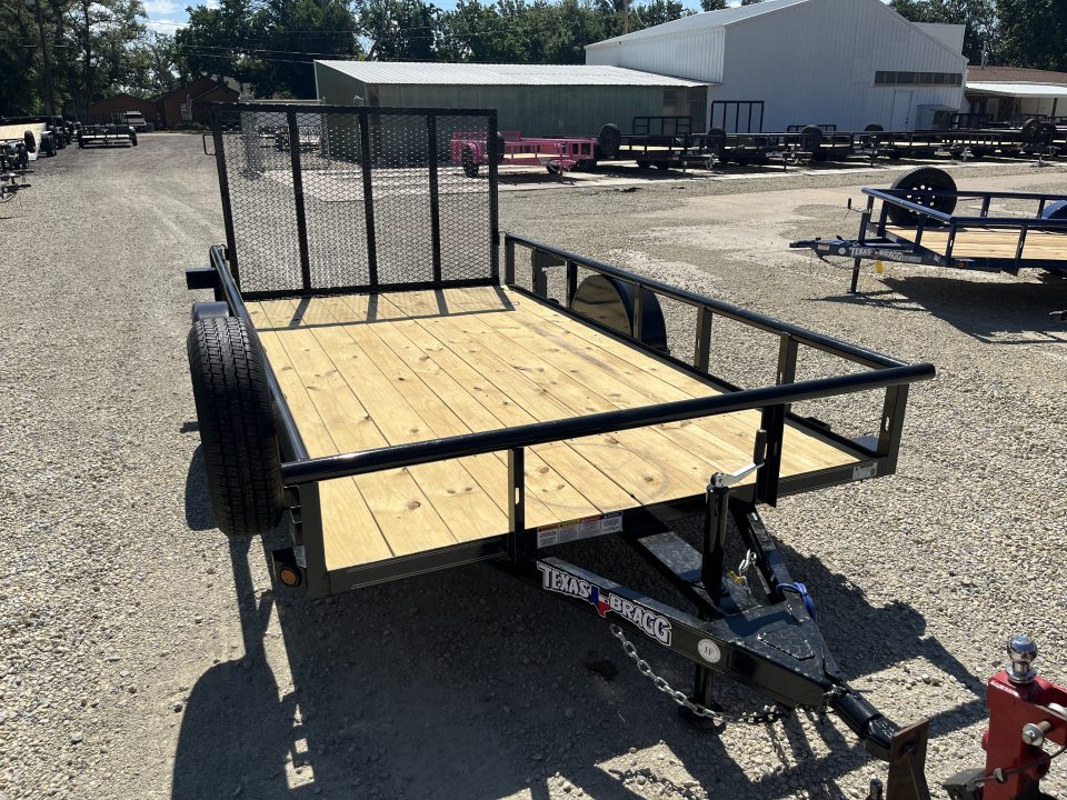 New 2026 Texas Bragg Trailers 77"x12' Utility Trailer