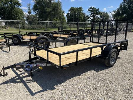 New 2026 Texas Bragg Trailers 77 x12' Utility Trailer