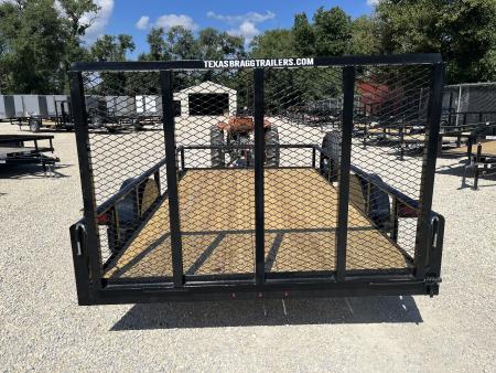 New 2026 Texas Bragg Trailers 77"x12' Utility Trailer