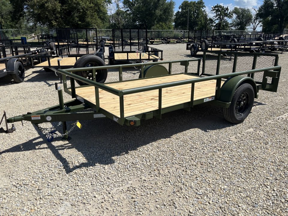 New 2026 Texas Bragg Trailers 77"x12' Dovetail Utility Trailer