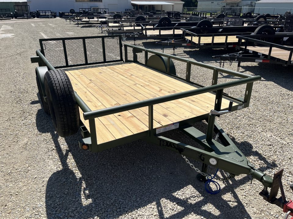 New 2026 Texas Bragg Trailers 77"x12' Dovetail Utility Trailer