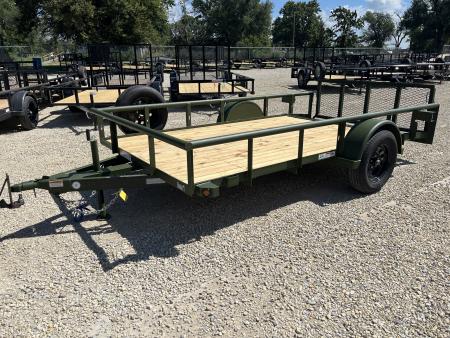 New 2026 Texas Bragg Trailers 77 x12' Dovetail Utility Trailer