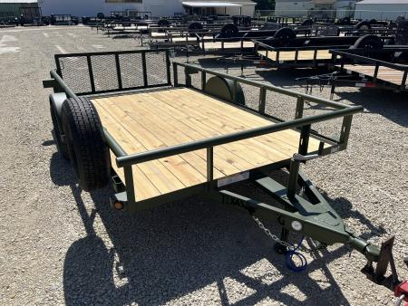 New 2026 Texas Bragg Trailers 77"x12' Dovetail Utility Trailer