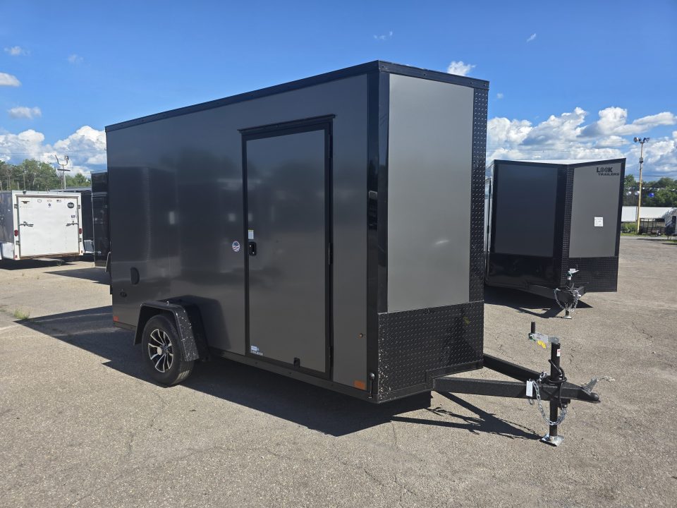 New 2026 Look Trailers ST DLX 6X12 - 7' - RAMP Cargo / Enclosed Trailer