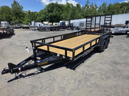 New 2026 Cam Superline 7X18 10K - TUBE TOP Utility Trailer